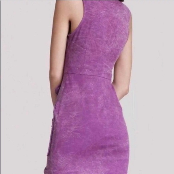 $485. Kelly Wearstler Purple Mineral wash Gena mini 👗“Vintage” Dress size 08 - Picture 14 of 14